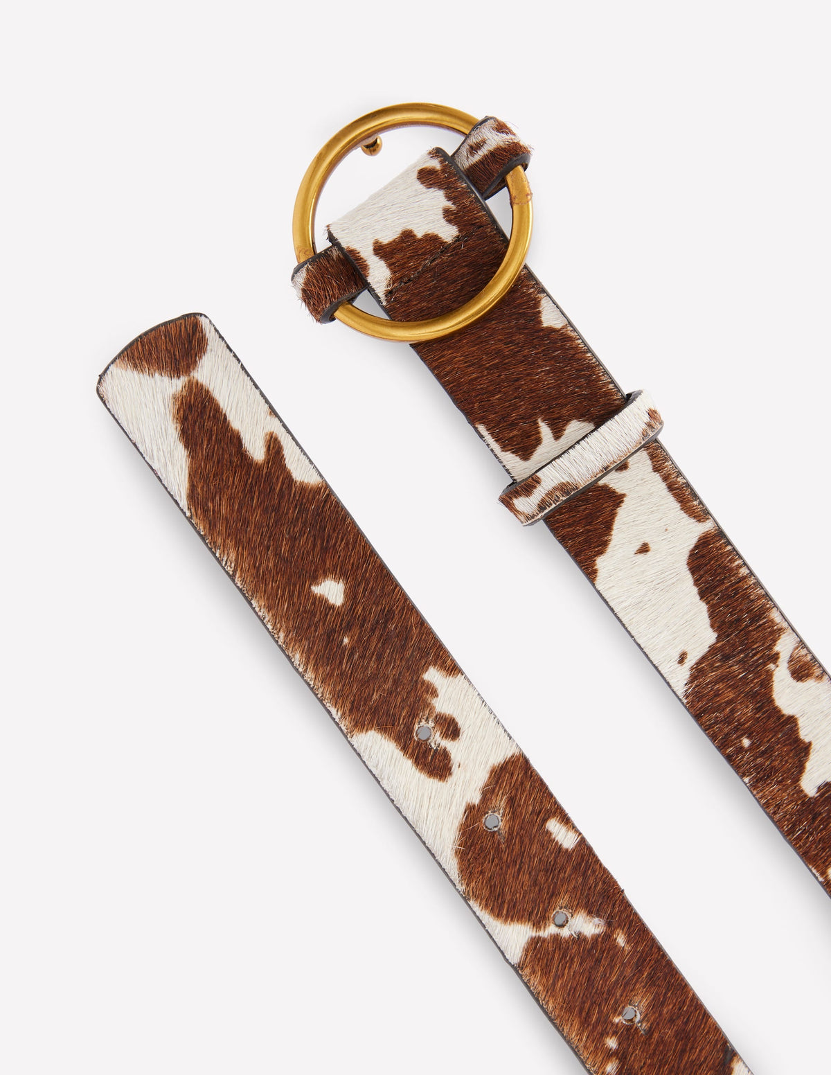 Heritage Classic Belt-Brown/Ivory