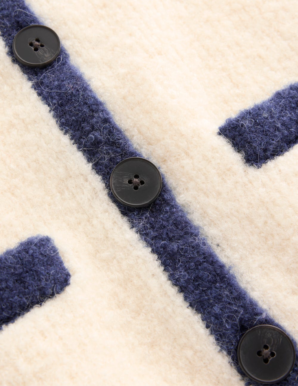 Holly Boucle Knitted Jacket-Warm Ivory, Boucle