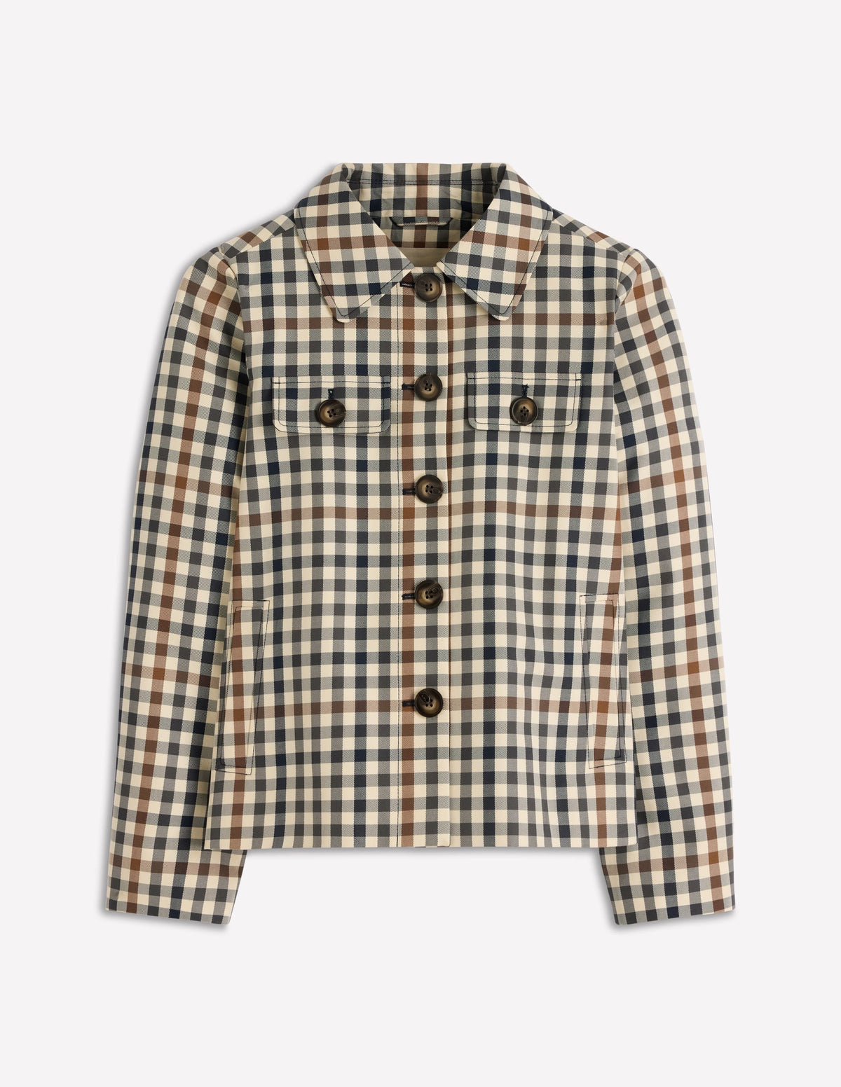 Gloucester Mac-Grey, Brown Multigingham