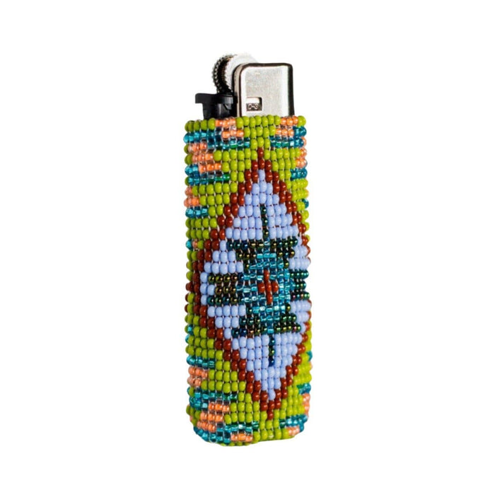 Beaded Lighter Sleeve Falcon