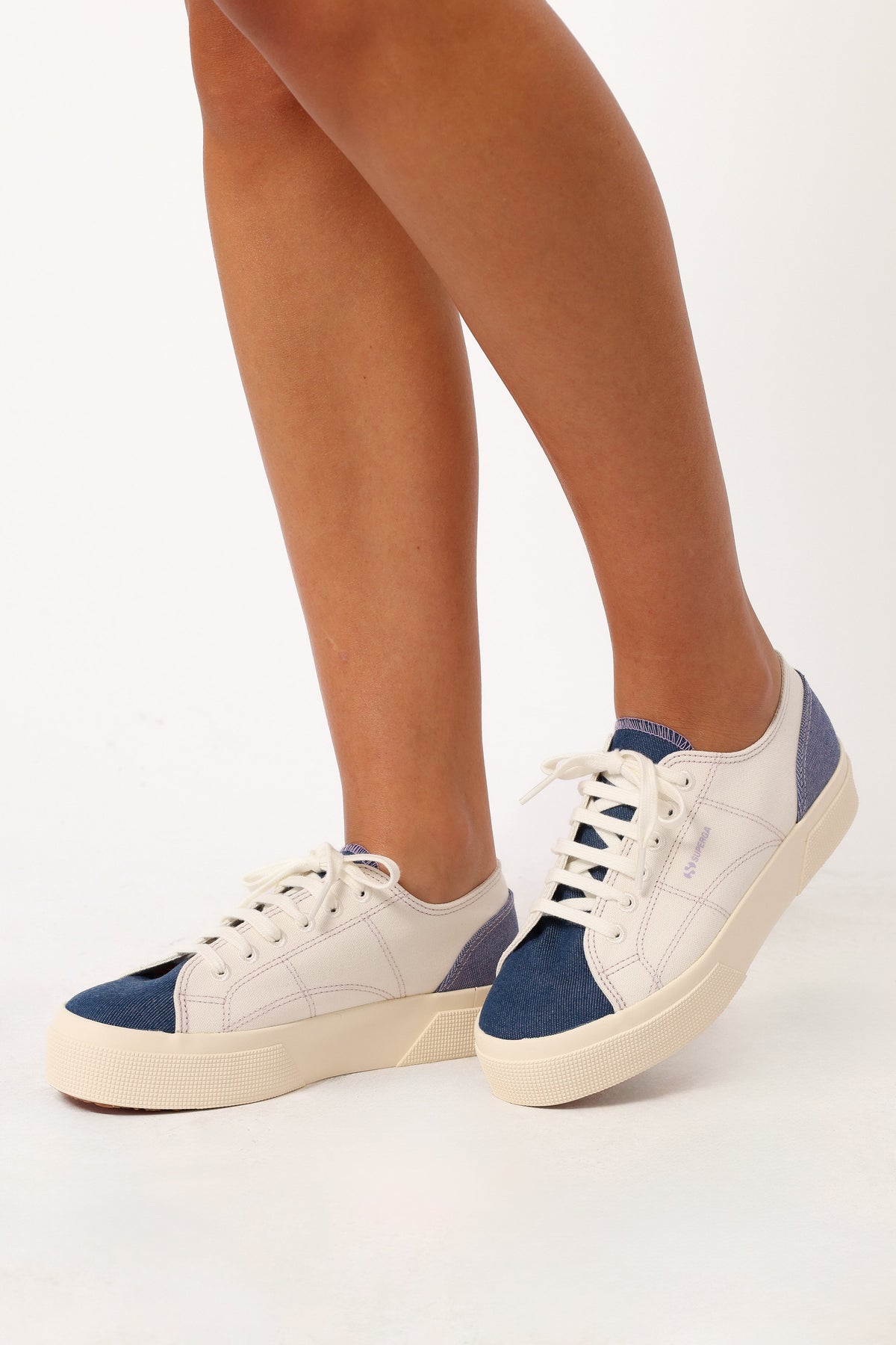 27410 Platform Reverse Denim