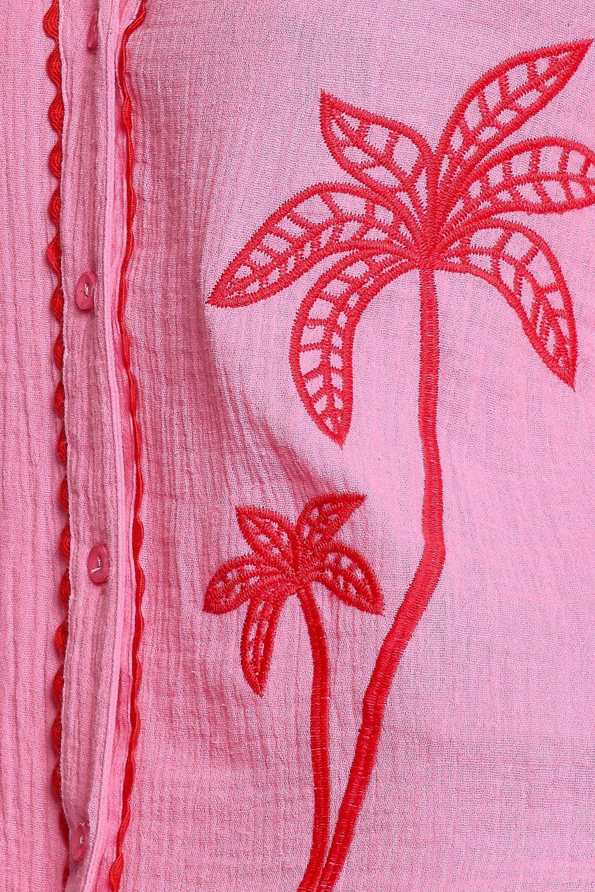 Catalina Short Sleeve Shirt - Pink