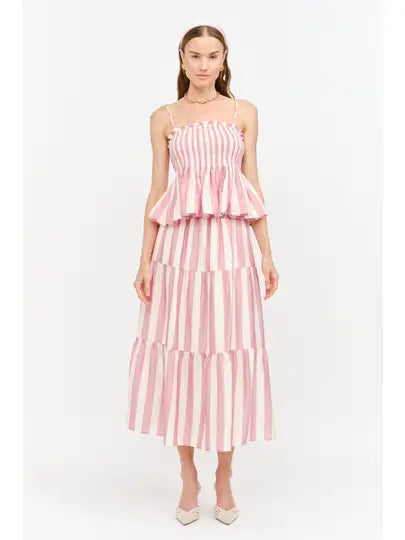 Smocked Spaghetti Strap Tank