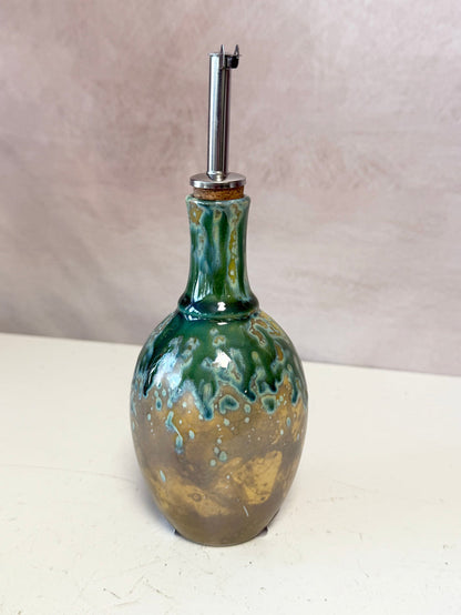10 oz. Stoneware Oil Cruet - 3 Styles