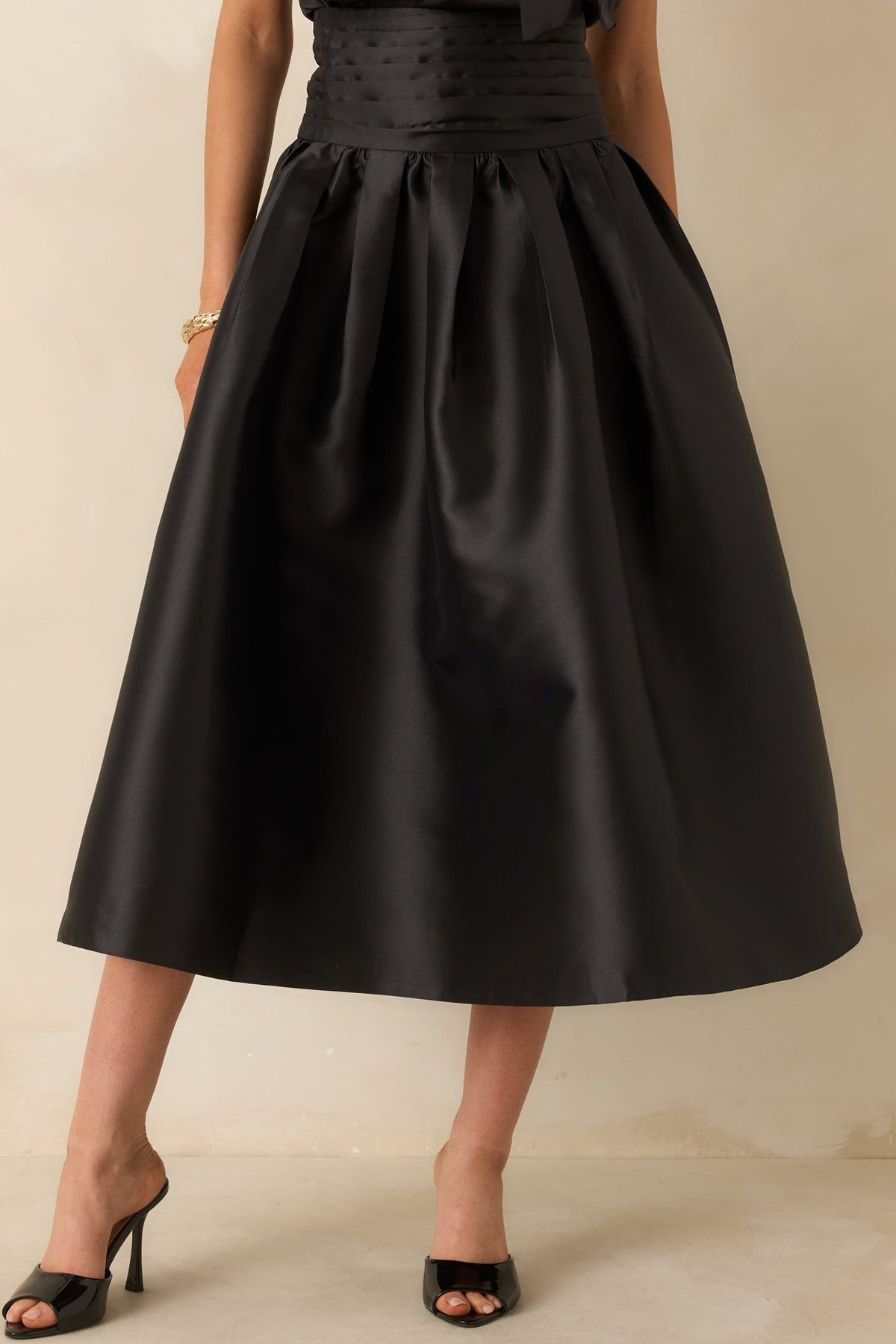 Prosperina Ines Black Maxi Skirt