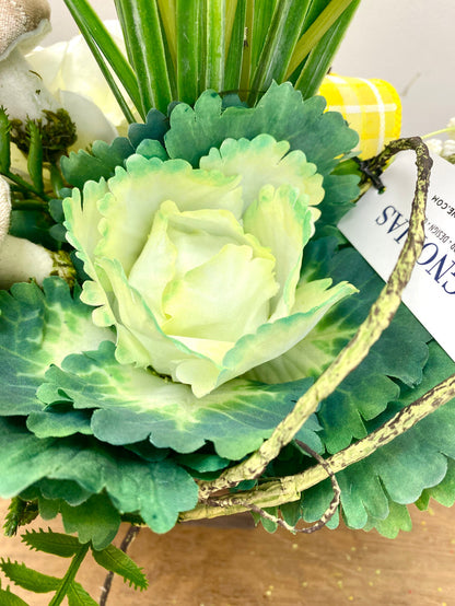 14" Magic In The Garden Centerpiece