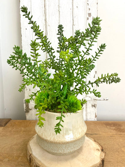 16" Jade Garden Centerpiece