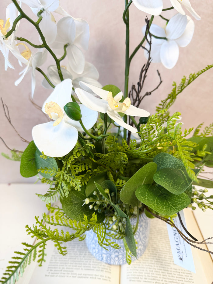 19" Everlasting Orchid Centerpiece