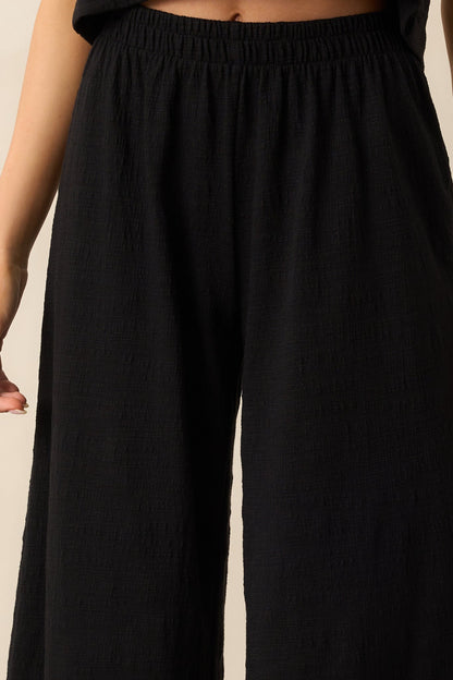 Z Supply Black Scout Textured Slub Pants