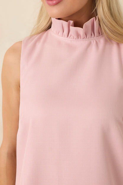Prosperina Cecily Light Pink Bow Back Mini Dress