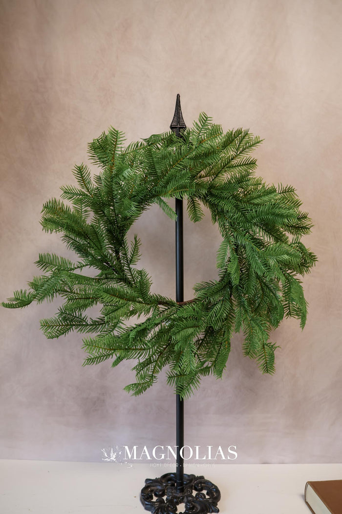 20" Winter Greens Pine Wreath