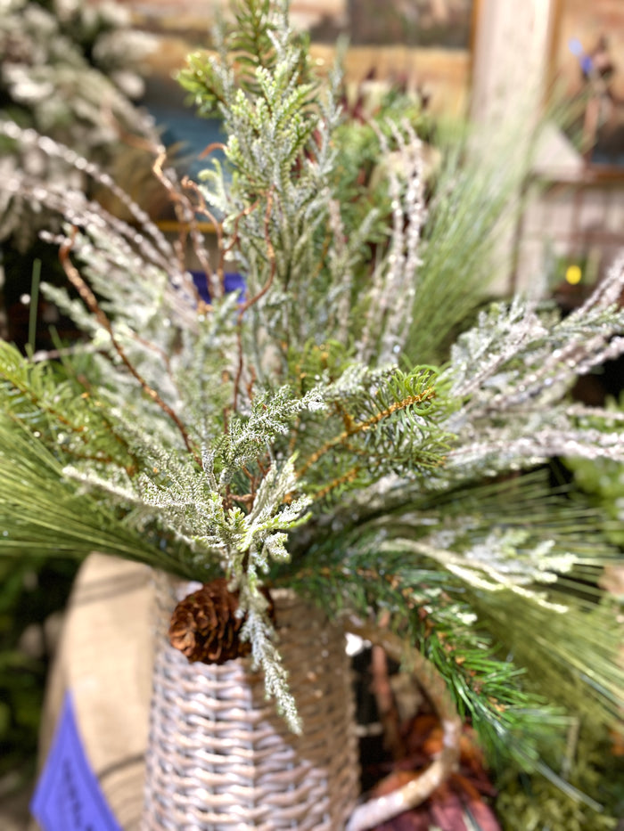 22" Frosted Pinewood Drop-In