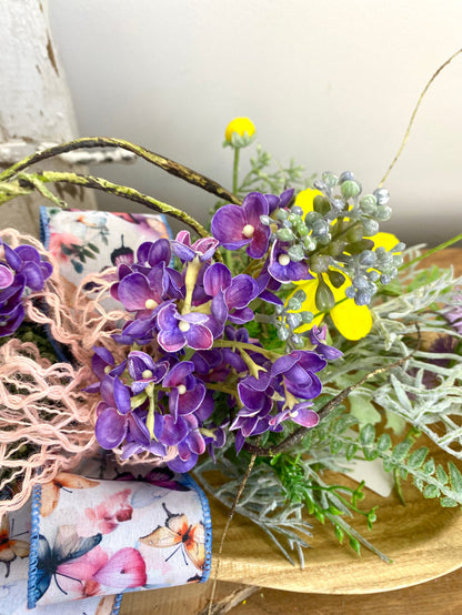 22" Wildflower Whimsy Swag