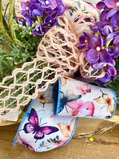 22" Wildflower Whimsy Swag
