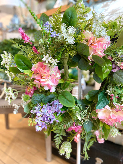 24" Burst of Spring Wreath