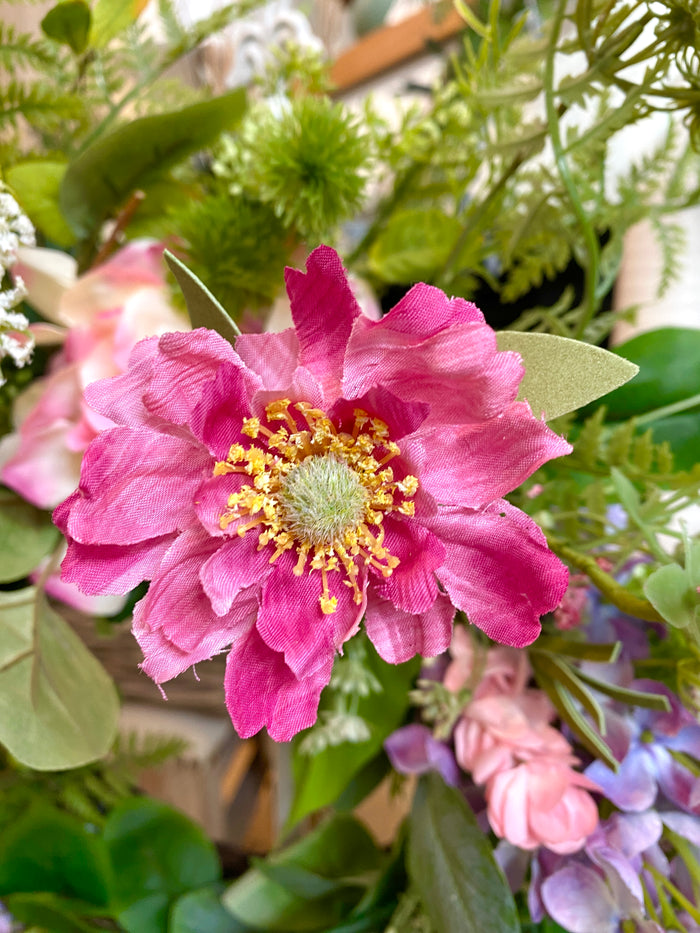 24" Burst of Spring Wreath