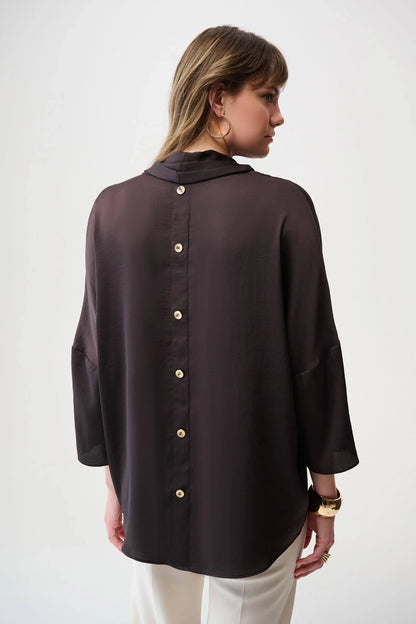Joseph Ribkoff Recycled Satin Boxy Tunic