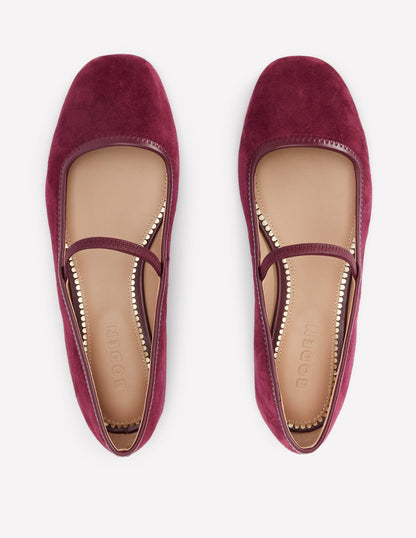 Thea Mary Jane Ballet Flats-Oxblood