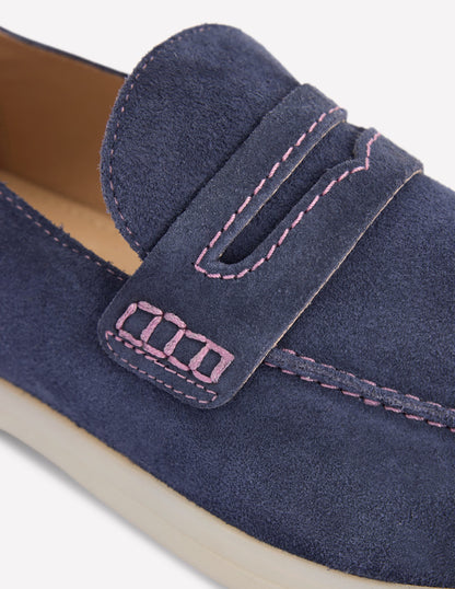 Easy soft loafers-Navy