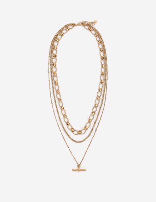 Layering Necklace-Gold Colour
