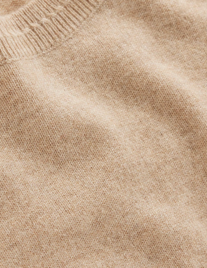 Eva Cashmere T-Shirt-Chinchilla Melange