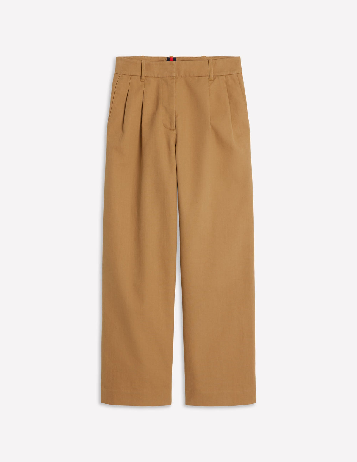 Bloomsbury Cotton Pants-Camel
