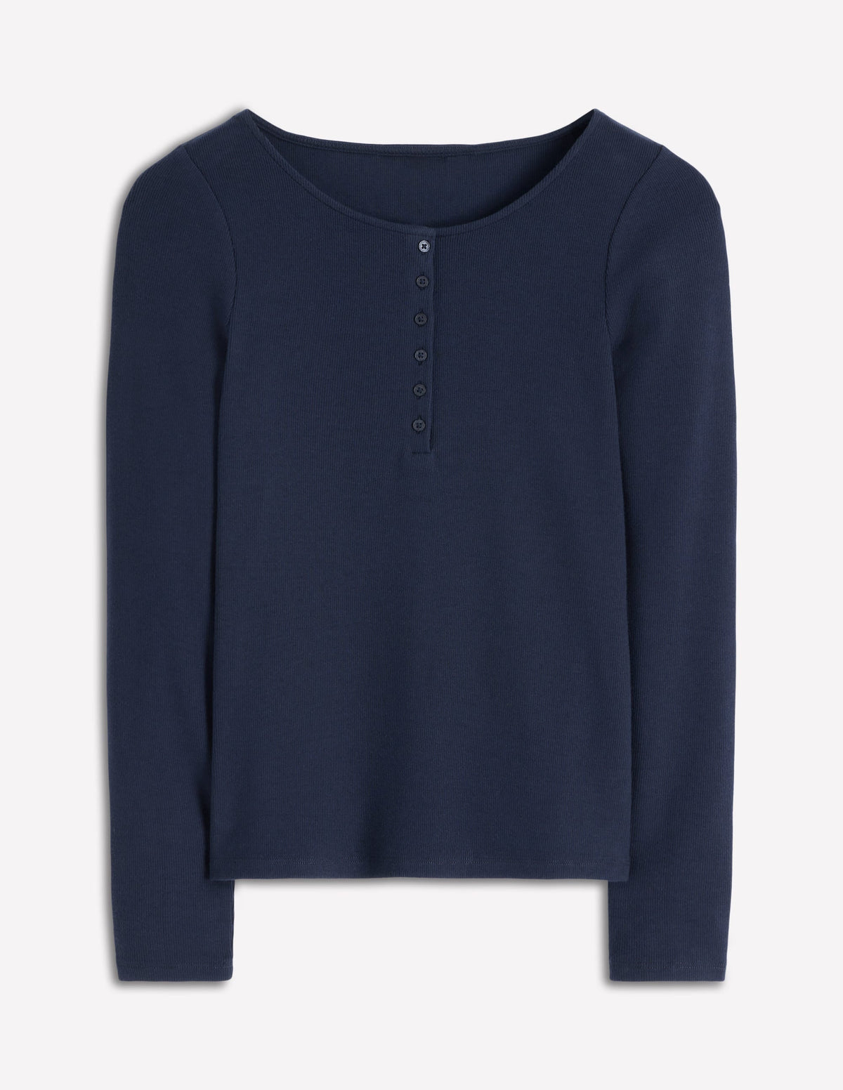 Rib Henley-Navy