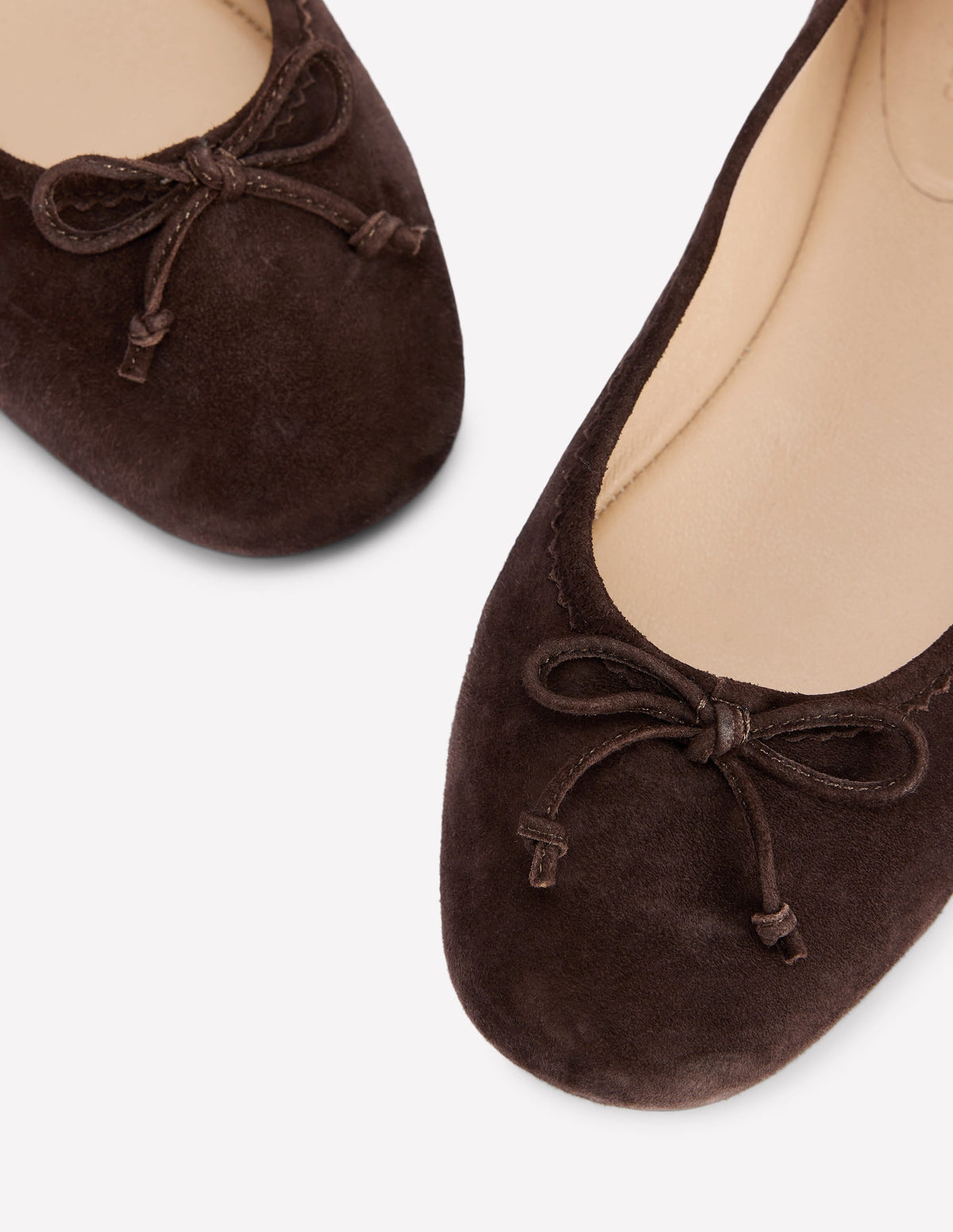 Kitty Flexi Sole Ballet Flats-Chocolate