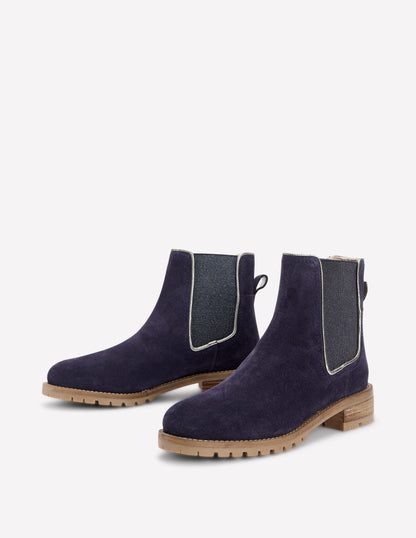 Freya Chelsea Boots-Navy