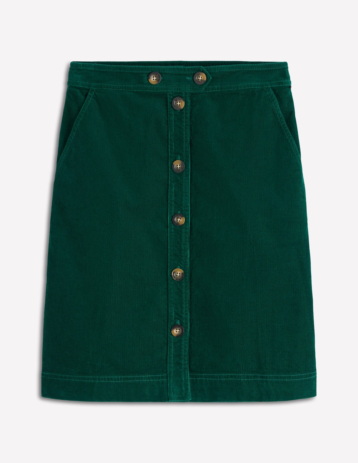 Cecelia Cord Skirt-Emerald Night