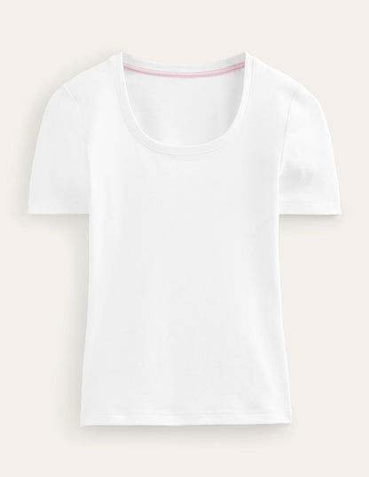 Essential Jersey T-Shirt-White