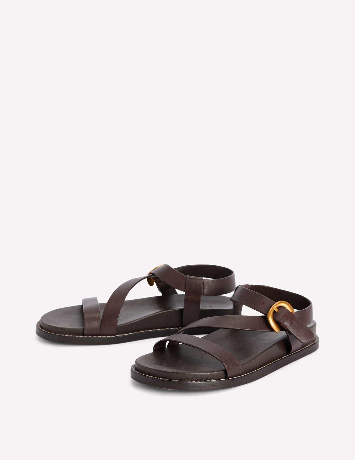 Chunky Asymmetric Sandal-Chocolate