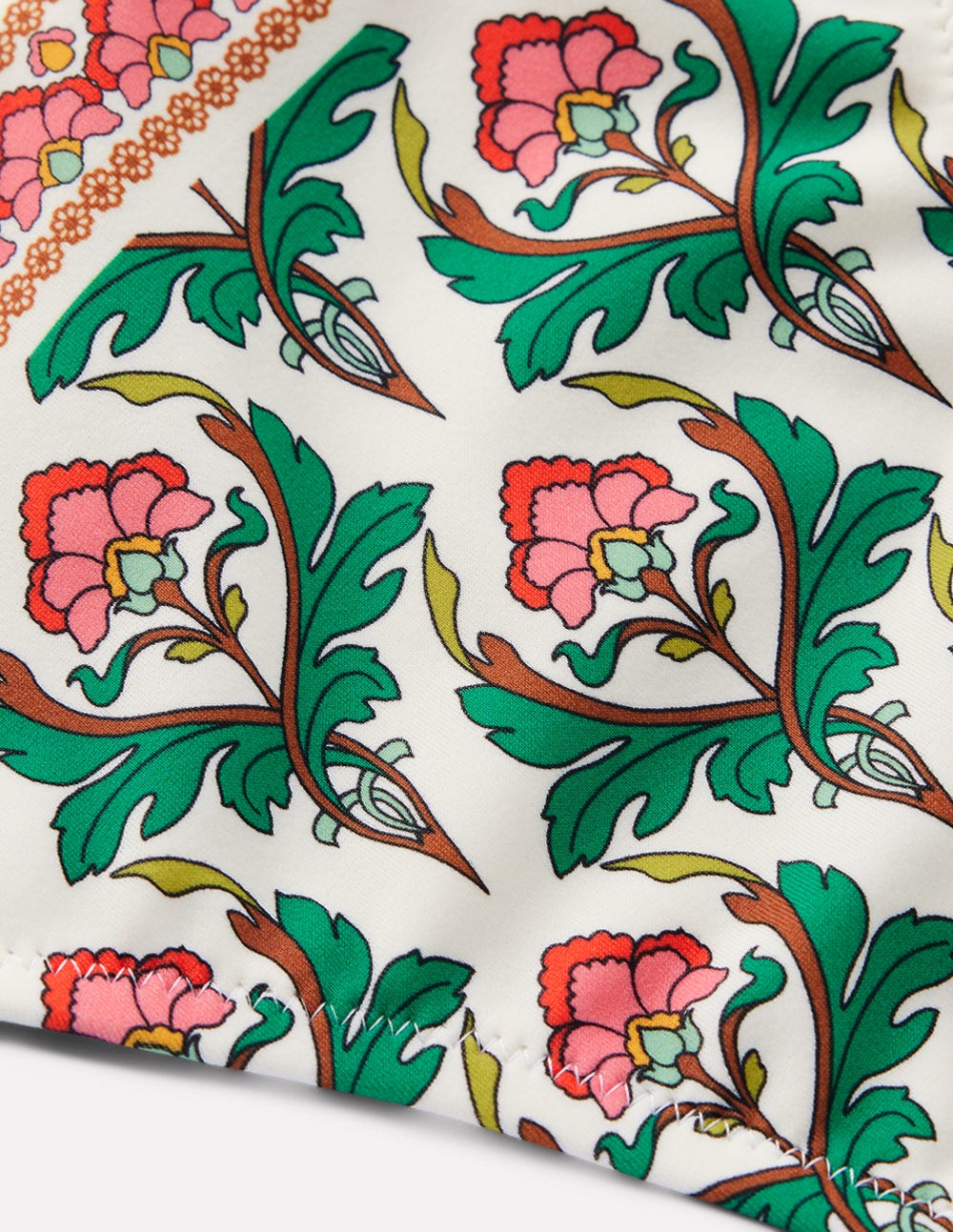 Classic Bikini Bottoms-Multi, Ornamental Stamp