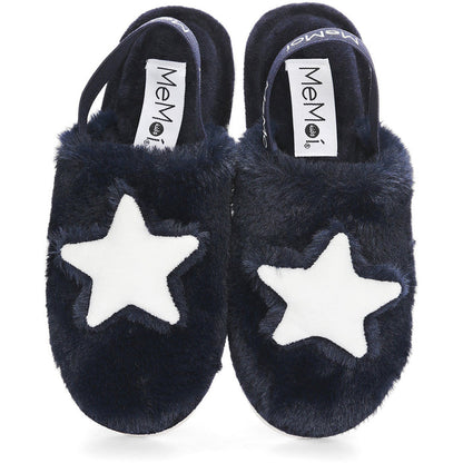 3D plush Star Slippers