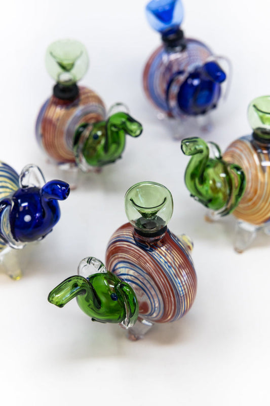 5 PC Elephant Glass Pipe StonedGenie.com