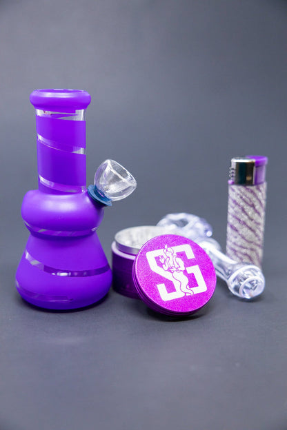 5" Purple Mini Premium Combo StonedGenie.com