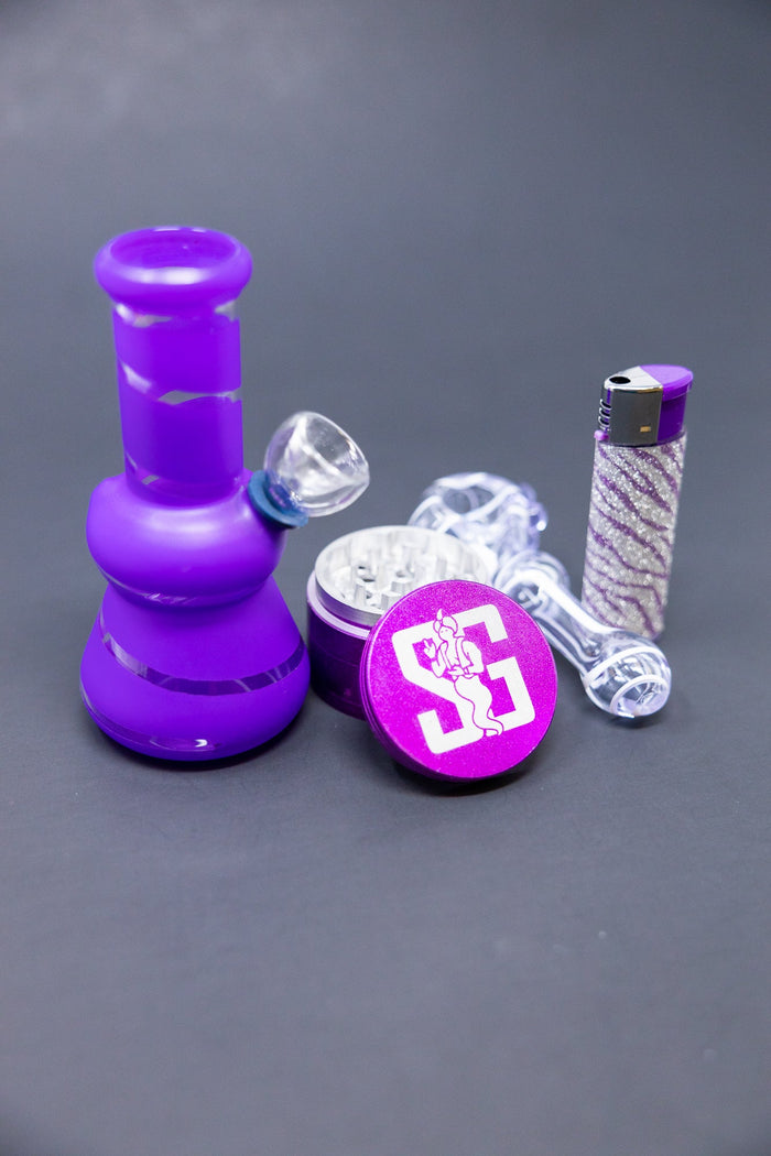 5" Purple Mini Premium Combo StonedGenie.com