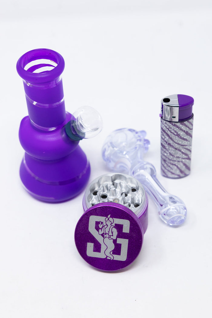 5" Purple Mini Premium Combo StonedGenie.com