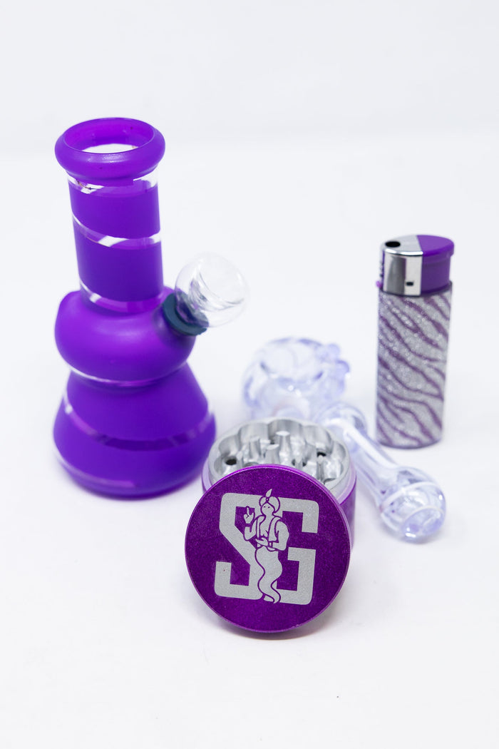 5" Purple Mini Premium Combo StonedGenie.com