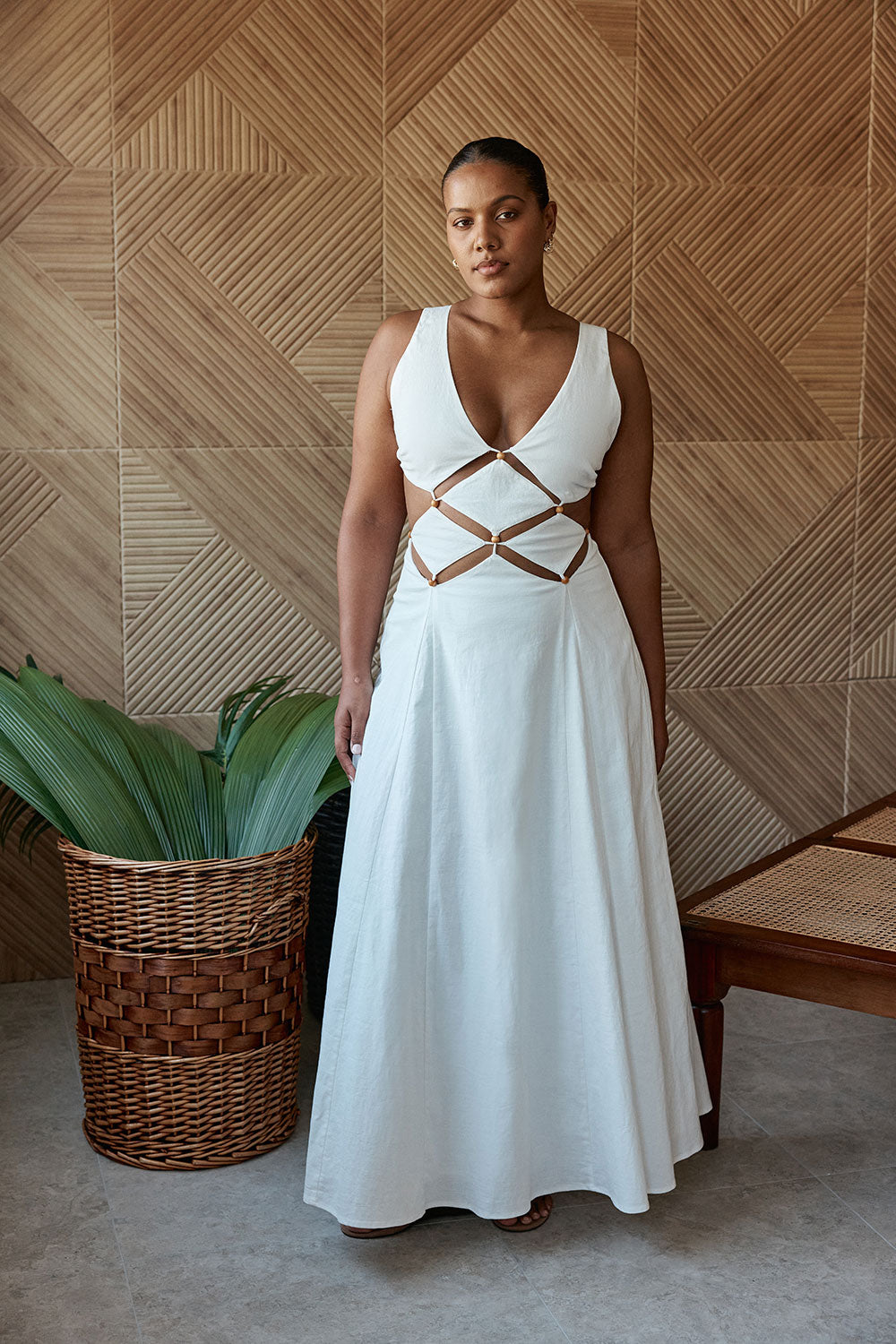 Chessa Dress - White