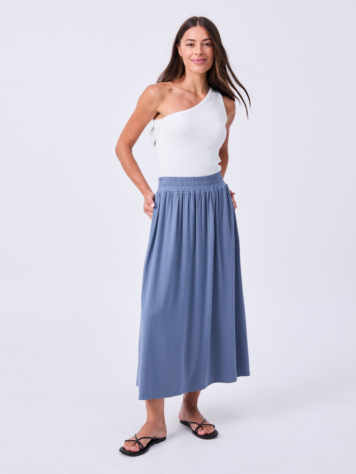 Circle Skirt - China Blue
