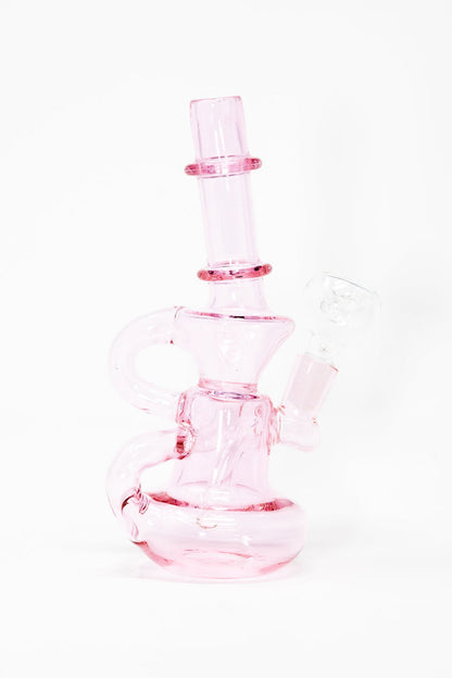 7" Pink Diablo Recycler Bong StonedGenie.com
