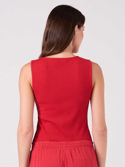 Riva Rib Tank - Cherry