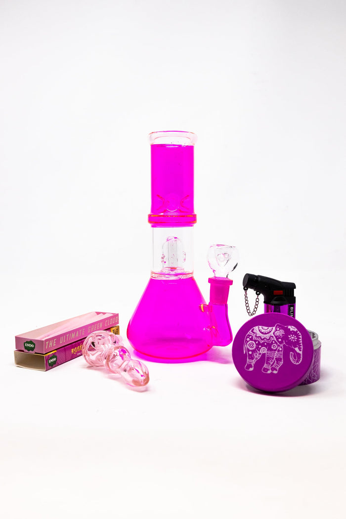 8" Pink Side Joint Combo StonedGenie.com
