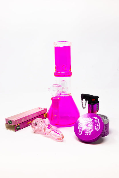8" Pink Side Joint Combo StonedGenie.com