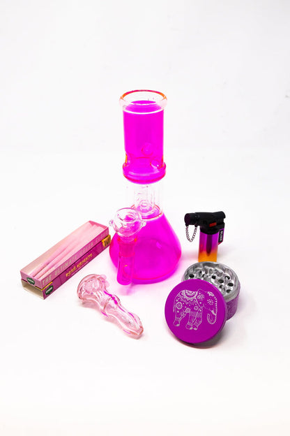 8" Pink Side Joint Combo StonedGenie.com