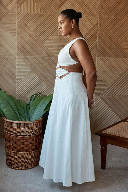Chessa Dress - White