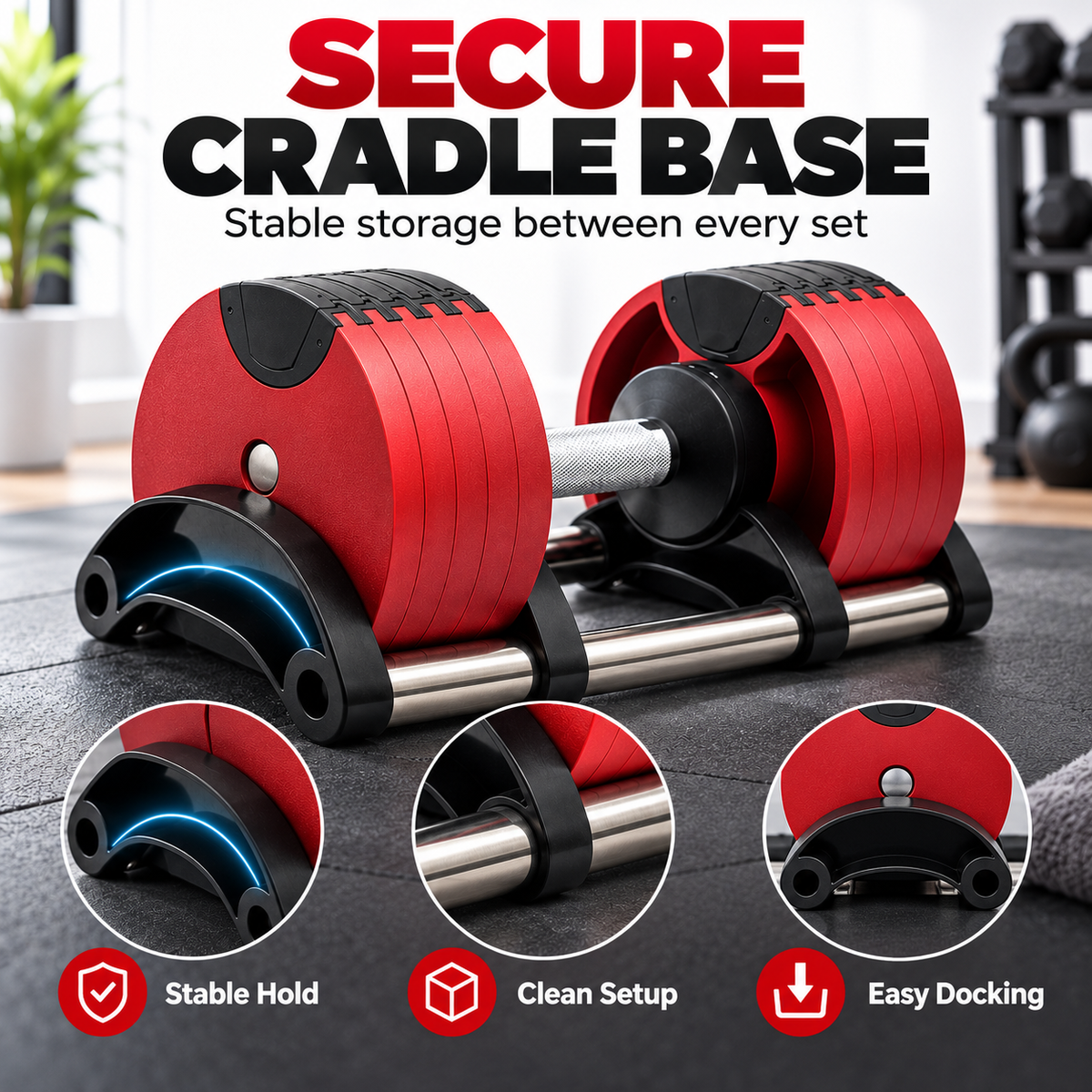 All-in-One Adjustable Dumbbell – Compact Home Gym Strength Training Equipment