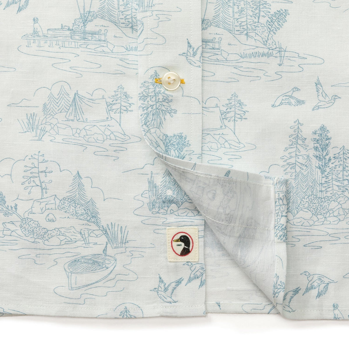 Duck Head Linen Cotton Oxford Sport Shirt