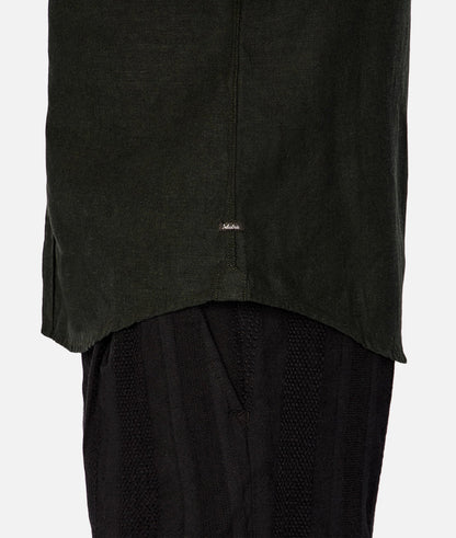 Industrie Tennyson Linen Blend Long Sleeve Shirt